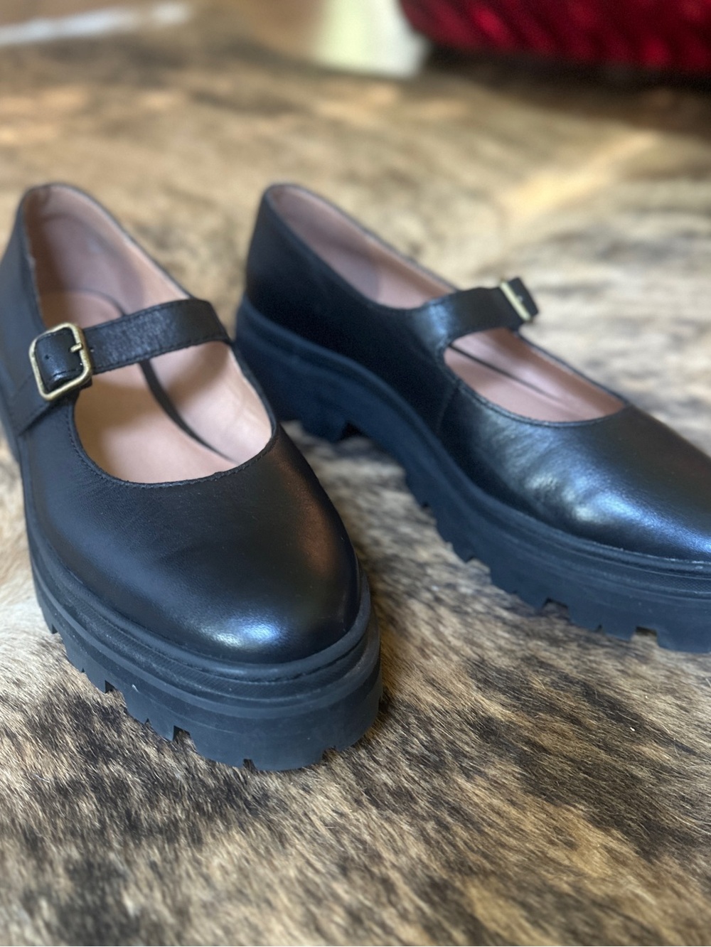 Women’s Black Mary Jane Freya Platform Shoes by Madewell